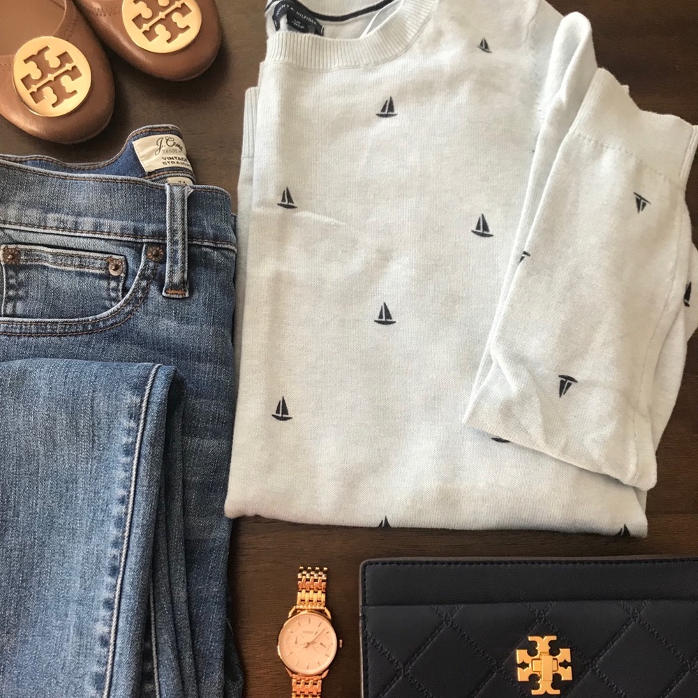Tommy Hilfiger sailboat sweater